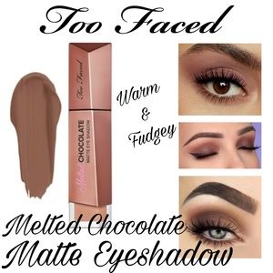 ❣️Too Faced Melted Chocolate Matte Eyeshadow in Warm & Fudgy